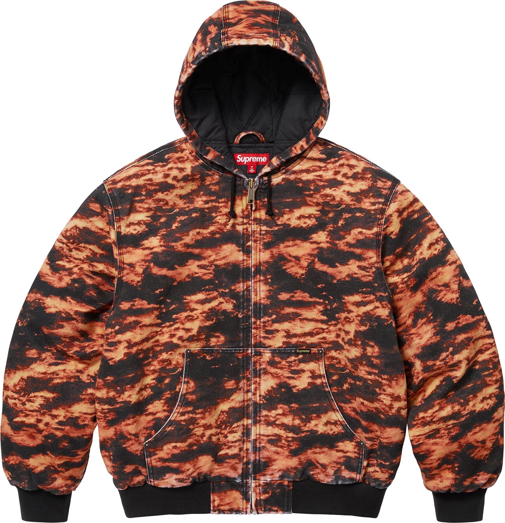 AOI Embroidered Hooded Work Jacket view 9